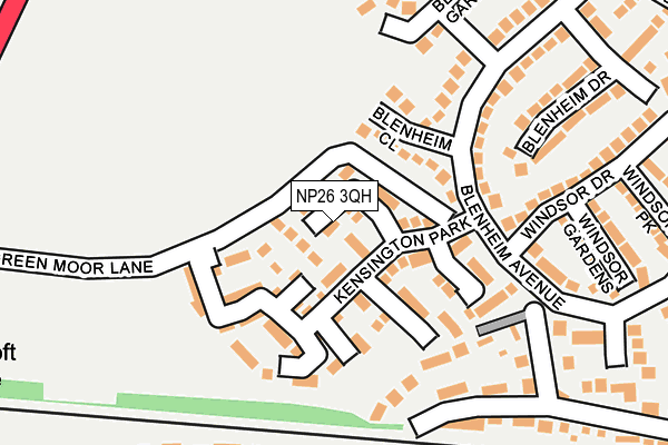 NP26 3QH map - OS OpenMap – Local (Ordnance Survey)