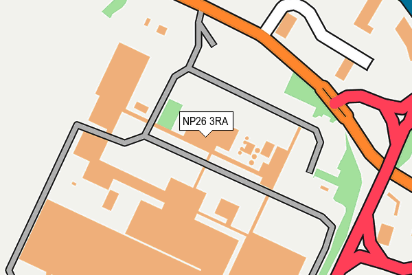 NP26 3RA map - OS OpenMap – Local (Ordnance Survey)