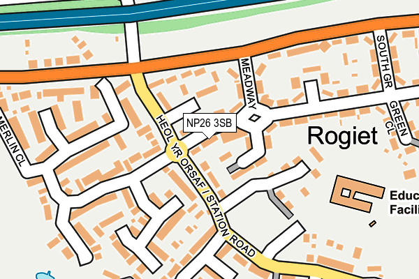 NP26 3SB map - OS OpenMap – Local (Ordnance Survey)