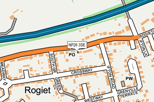NP26 3SE map - OS OpenMap – Local (Ordnance Survey)