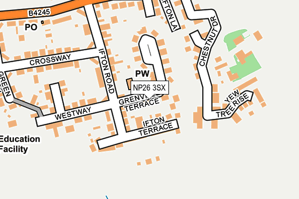 NP26 3SX map - OS OpenMap – Local (Ordnance Survey)
