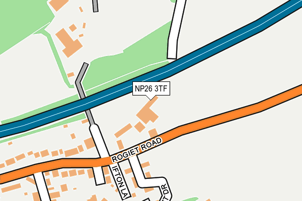 NP26 3TF map - OS OpenMap – Local (Ordnance Survey)