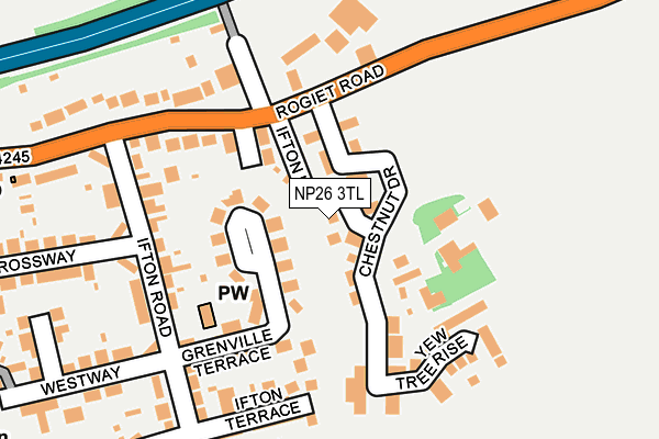 NP26 3TL map - OS OpenMap – Local (Ordnance Survey)