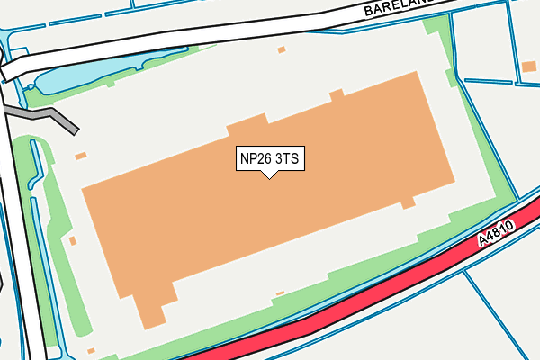 NP26 3TS map - OS OpenMap – Local (Ordnance Survey)