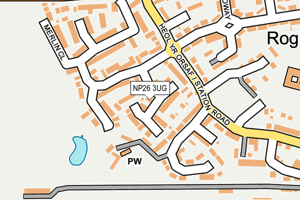 NP26 3UG map - OS OpenMap – Local (Ordnance Survey)