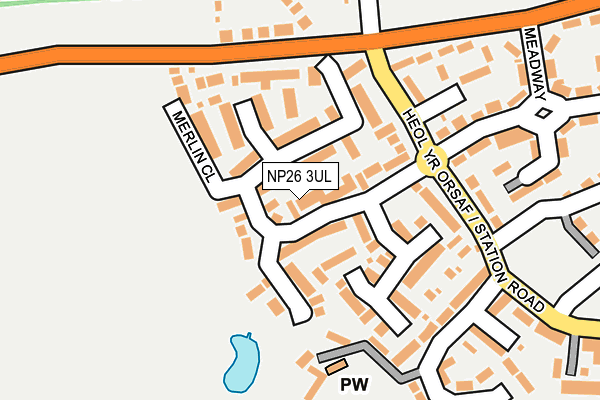 NP26 3UL map - OS OpenMap – Local (Ordnance Survey)