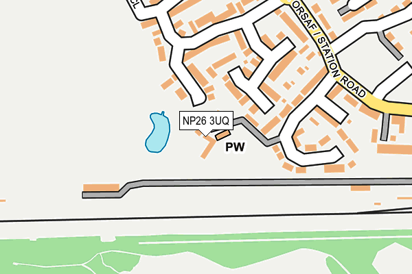 NP26 3UQ map - OS OpenMap – Local (Ordnance Survey)