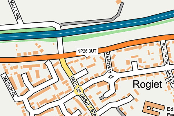 NP26 3UT map - OS OpenMap – Local (Ordnance Survey)