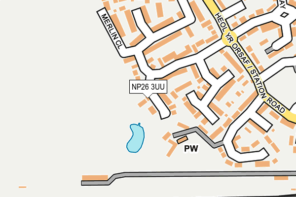 NP26 3UU map - OS OpenMap – Local (Ordnance Survey)