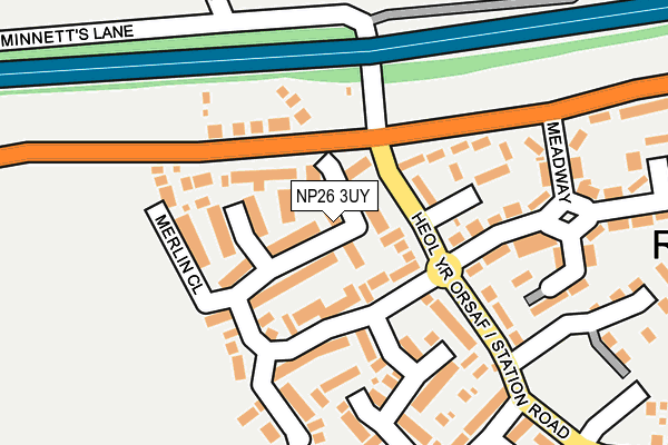 NP26 3UY map - OS OpenMap – Local (Ordnance Survey)