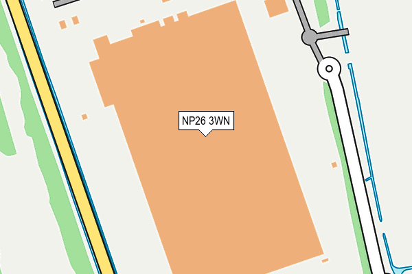 NP26 3WN map - OS OpenMap – Local (Ordnance Survey)