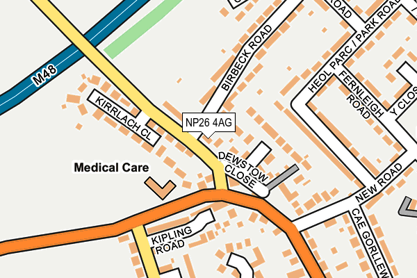 NP26 4AG map - OS OpenMap – Local (Ordnance Survey)