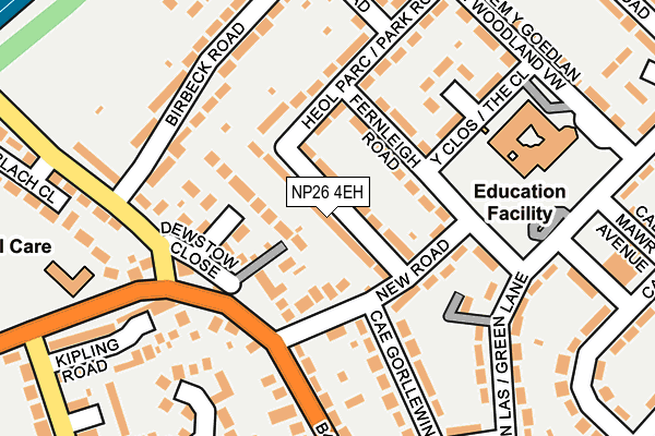 NP26 4EH map - OS OpenMap – Local (Ordnance Survey)