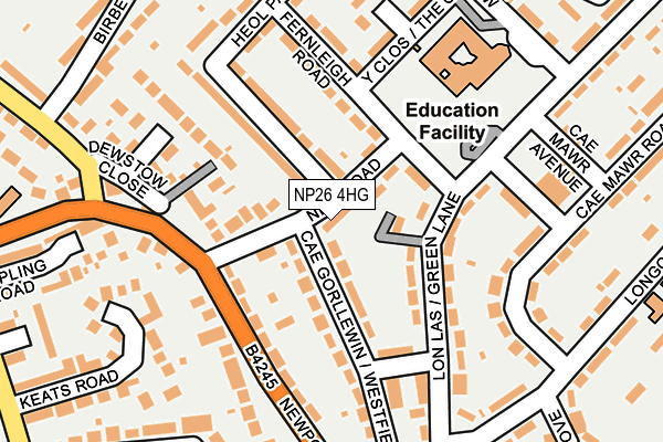 NP26 4HG map - OS OpenMap – Local (Ordnance Survey)