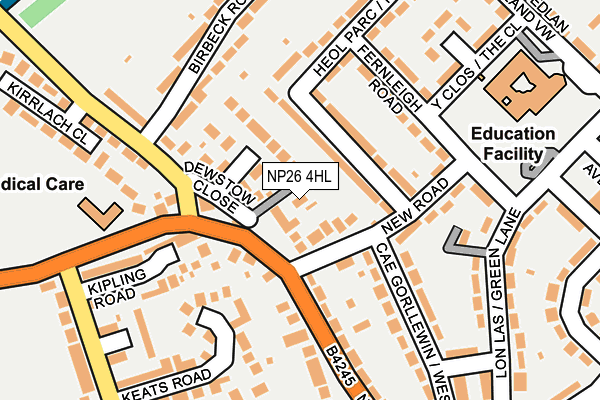 NP26 4HL map - OS OpenMap – Local (Ordnance Survey)