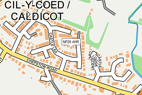 NP26 4HR map - OS OpenMap – Local (Ordnance Survey)