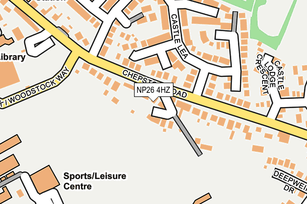 NP26 4HZ map - OS OpenMap – Local (Ordnance Survey)