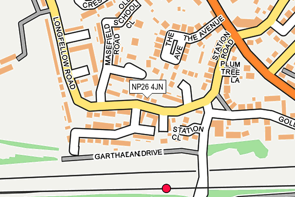 NP26 4JN map - OS OpenMap – Local (Ordnance Survey)