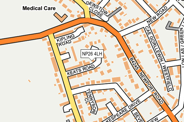 NP26 4LH map - OS OpenMap – Local (Ordnance Survey)