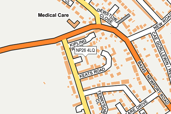 NP26 4LQ map - OS OpenMap – Local (Ordnance Survey)