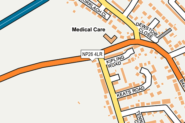 NP26 4LR map - OS OpenMap – Local (Ordnance Survey)