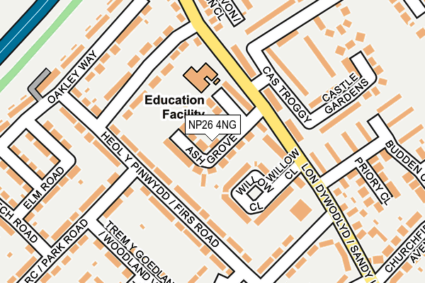 NP26 4NG map - OS OpenMap – Local (Ordnance Survey)