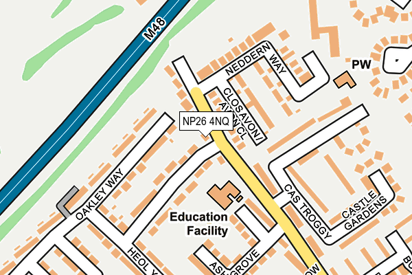 NP26 4NQ map - OS OpenMap – Local (Ordnance Survey)