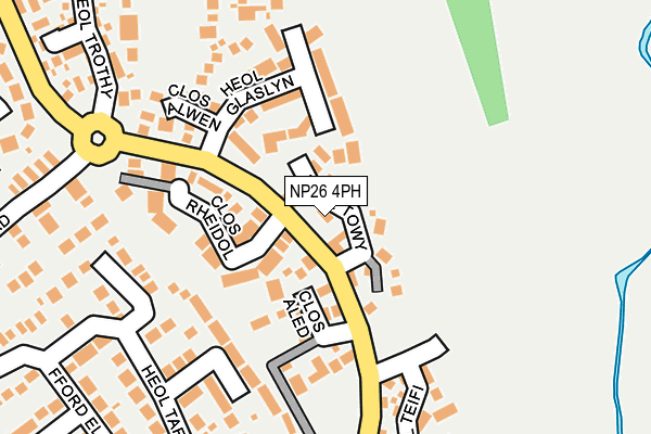 NP26 4PH map - OS OpenMap – Local (Ordnance Survey)