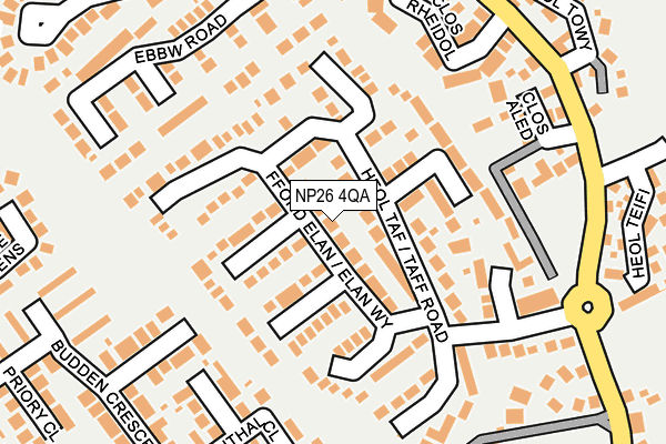 NP26 4QA map - OS OpenMap – Local (Ordnance Survey)