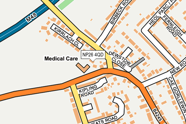 NP26 4QD map - OS OpenMap – Local (Ordnance Survey)