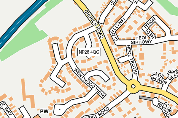 NP26 4QG map - OS OpenMap – Local (Ordnance Survey)