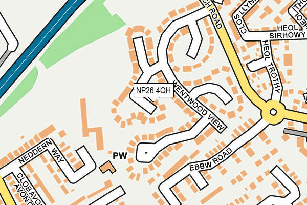 NP26 4QH map - OS OpenMap – Local (Ordnance Survey)