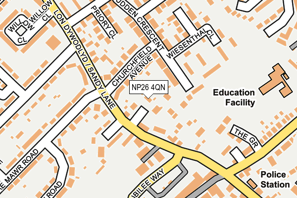 NP26 4QN map - OS OpenMap – Local (Ordnance Survey)