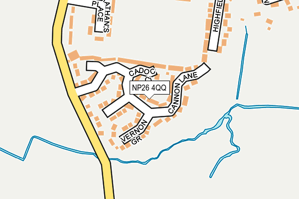 NP26 4QQ map - OS OpenMap – Local (Ordnance Survey)