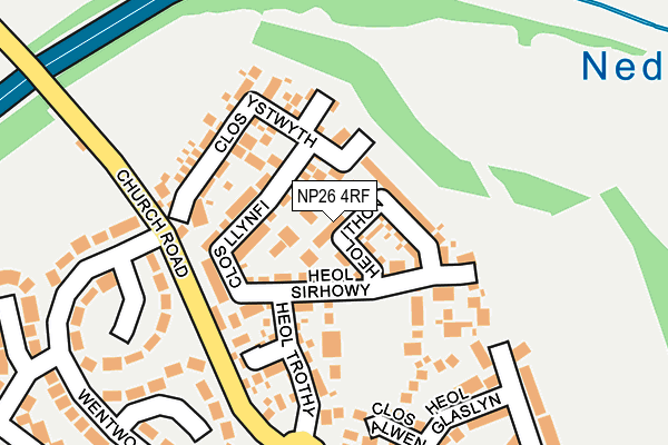 NP26 4RF map - OS OpenMap – Local (Ordnance Survey)