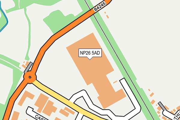 NP26 5AD map - OS OpenMap – Local (Ordnance Survey)