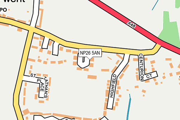 NP26 5AN map - OS OpenMap – Local (Ordnance Survey)