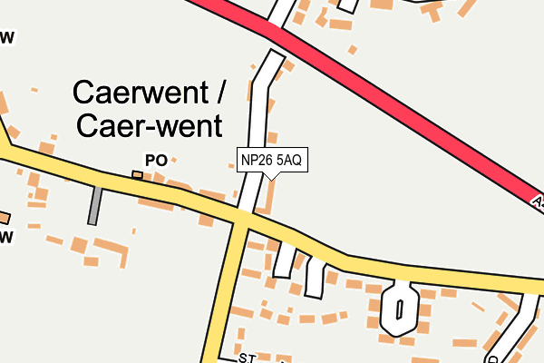 NP26 5AQ map - OS OpenMap – Local (Ordnance Survey)