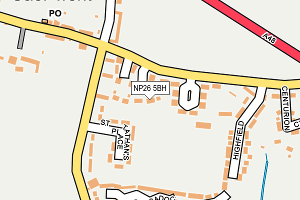NP26 5BH map - OS OpenMap – Local (Ordnance Survey)
