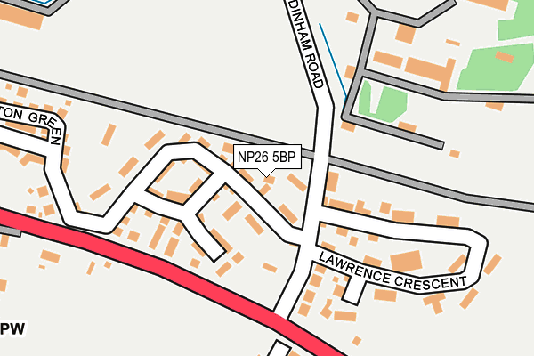 NP26 5BP map - OS OpenMap – Local (Ordnance Survey)