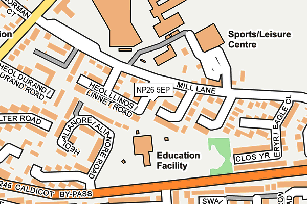 NP26 5EP map - OS OpenMap – Local (Ordnance Survey)