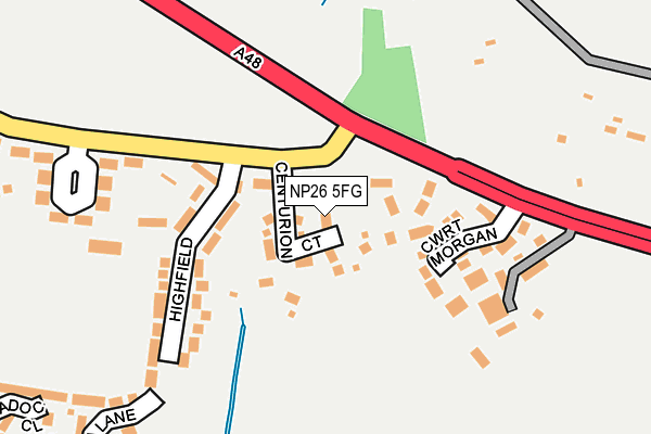 NP26 5FG map - OS OpenMap – Local (Ordnance Survey)