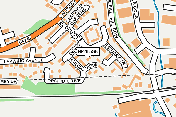NP26 5GB map - OS OpenMap – Local (Ordnance Survey)