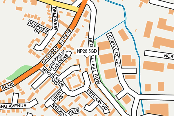 NP26 5GD map - OS OpenMap – Local (Ordnance Survey)