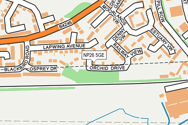 NP26 5GE map - OS OpenMap – Local (Ordnance Survey)