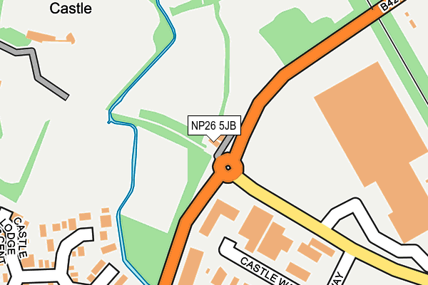 NP26 5JB map - OS OpenMap – Local (Ordnance Survey)