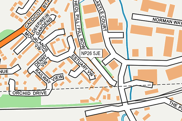 NP26 5JE map - OS OpenMap – Local (Ordnance Survey)