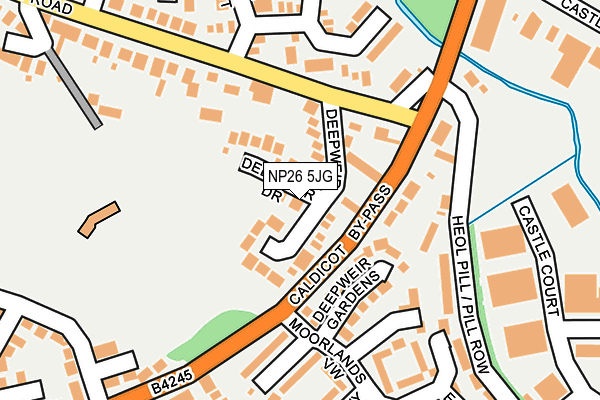 NP26 5JG map - OS OpenMap – Local (Ordnance Survey)