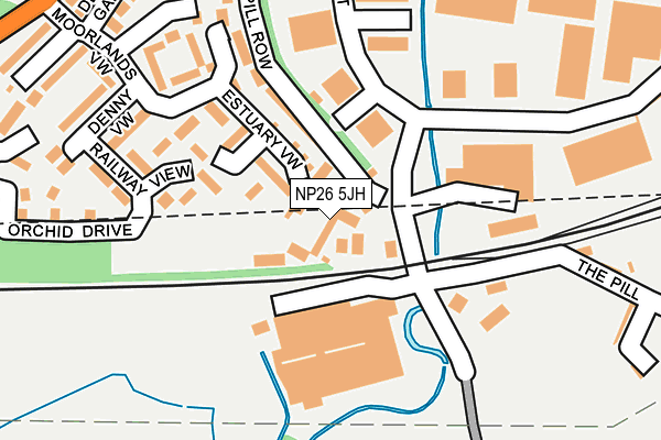 NP26 5JH map - OS OpenMap – Local (Ordnance Survey)