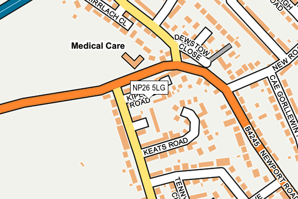 NP26 5LG map - OS OpenMap – Local (Ordnance Survey)